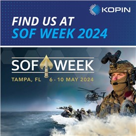 Kopin to Demo Day and Night Readable Warfighter Vision Concepts at SOF Week