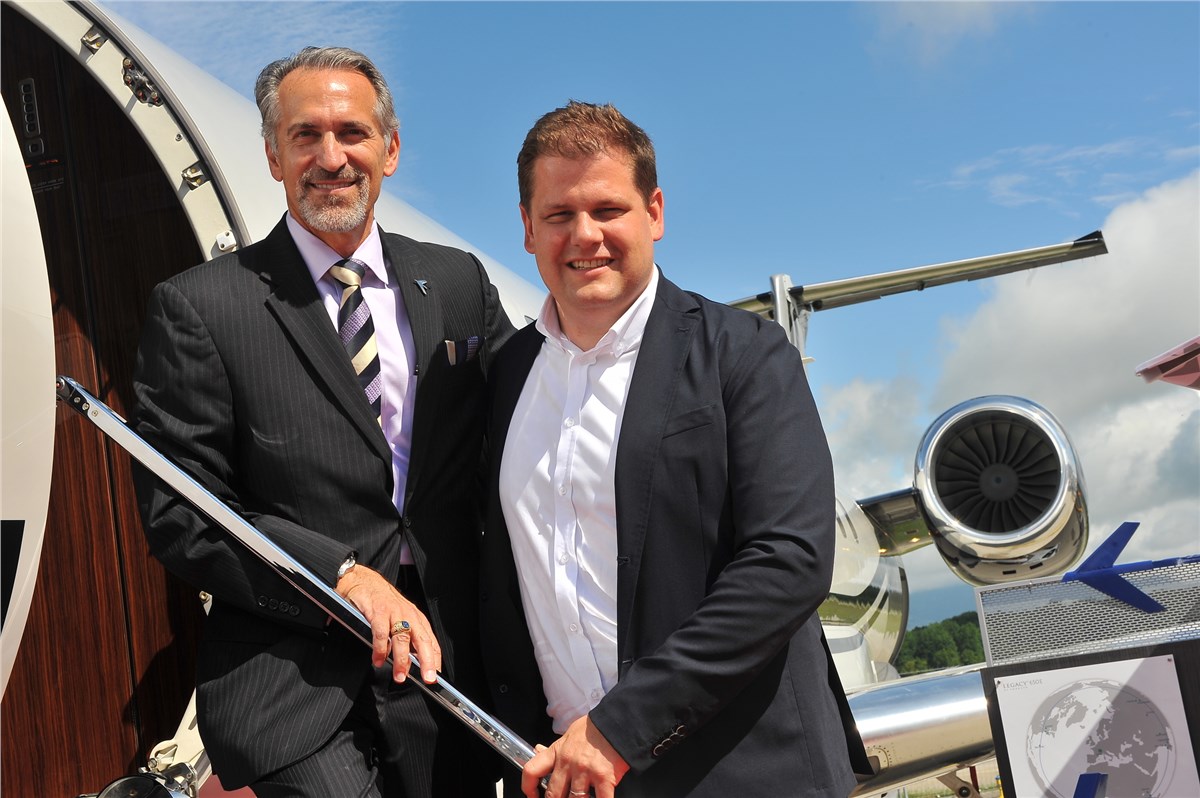 ÎÏοÏÎλεÏμα εικÏÎ½Î±Ï Î³Î¹Î± Embraer sells Legacy 500 to Centreline, and 4 more Legacy 650E business jets to Air Hamburg