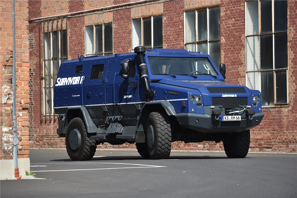 Rheinmetall MAN Survivor R Special Protected Vehicle on Show