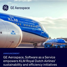 KLM Group Airlines Selects GE Aerospace's Fuel Insight