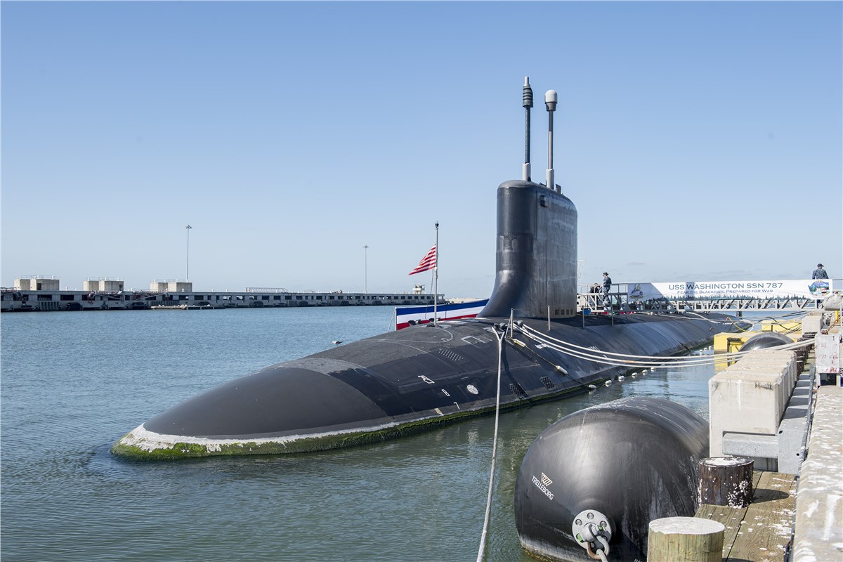 Navy to Commission Submarine Washington