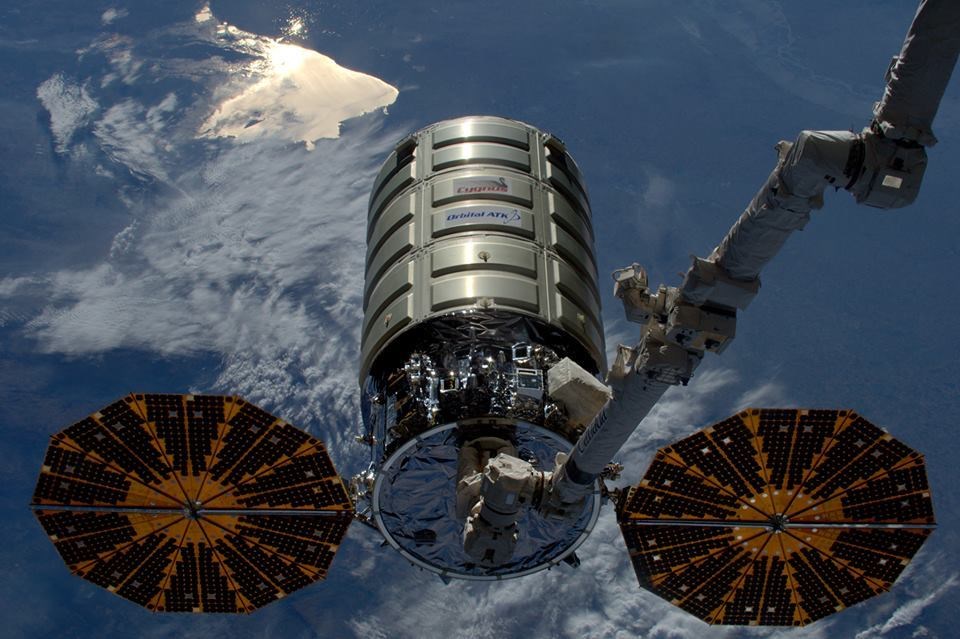 Orbital ATK's Cygnus Spacecraft Departs ISS, Begins Secondar