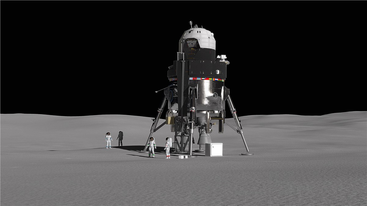 LM Reveals New Human Lunar Lander Concept