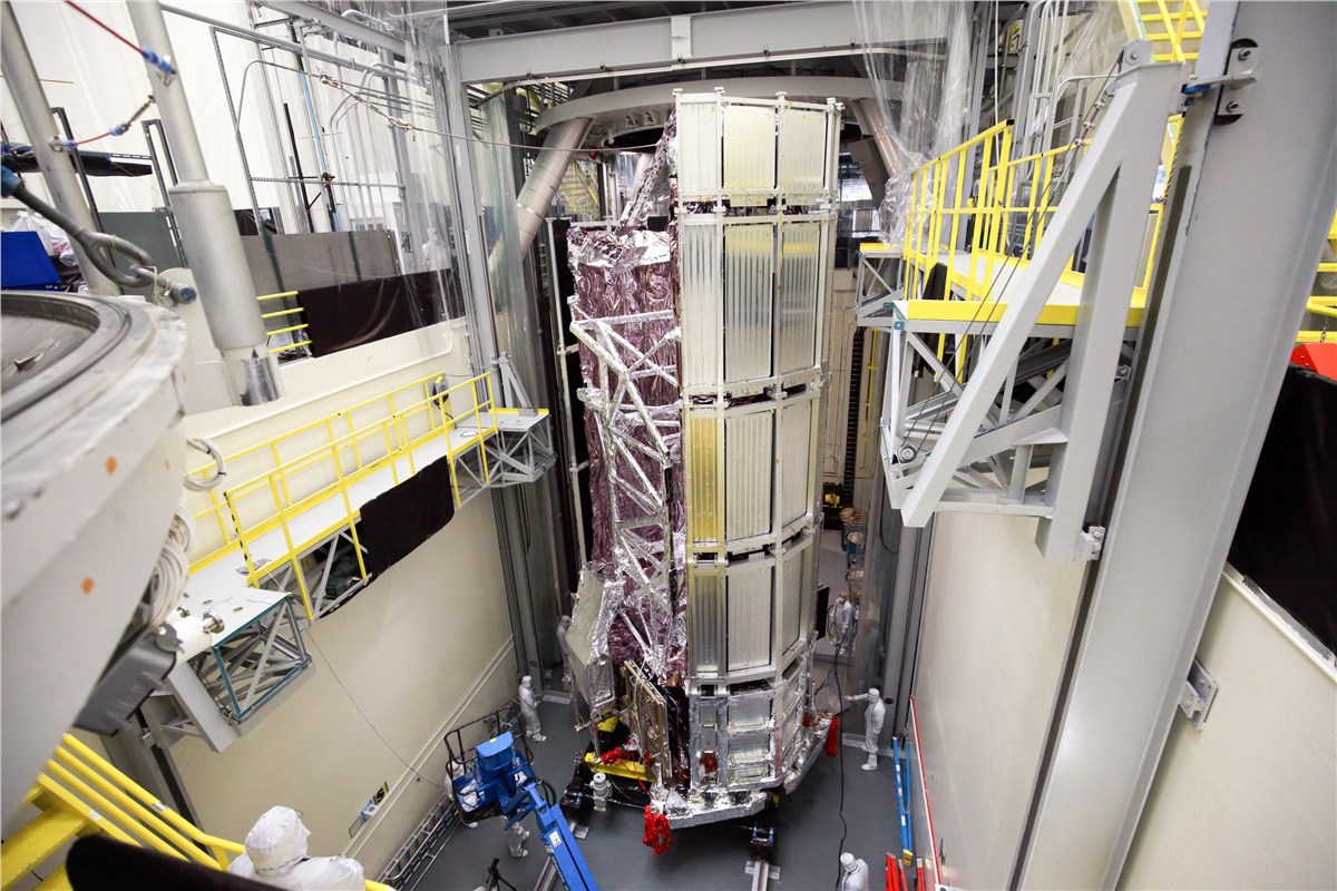 NASA's JWST Emerges Successfully from Final Thermal Vacuum T
