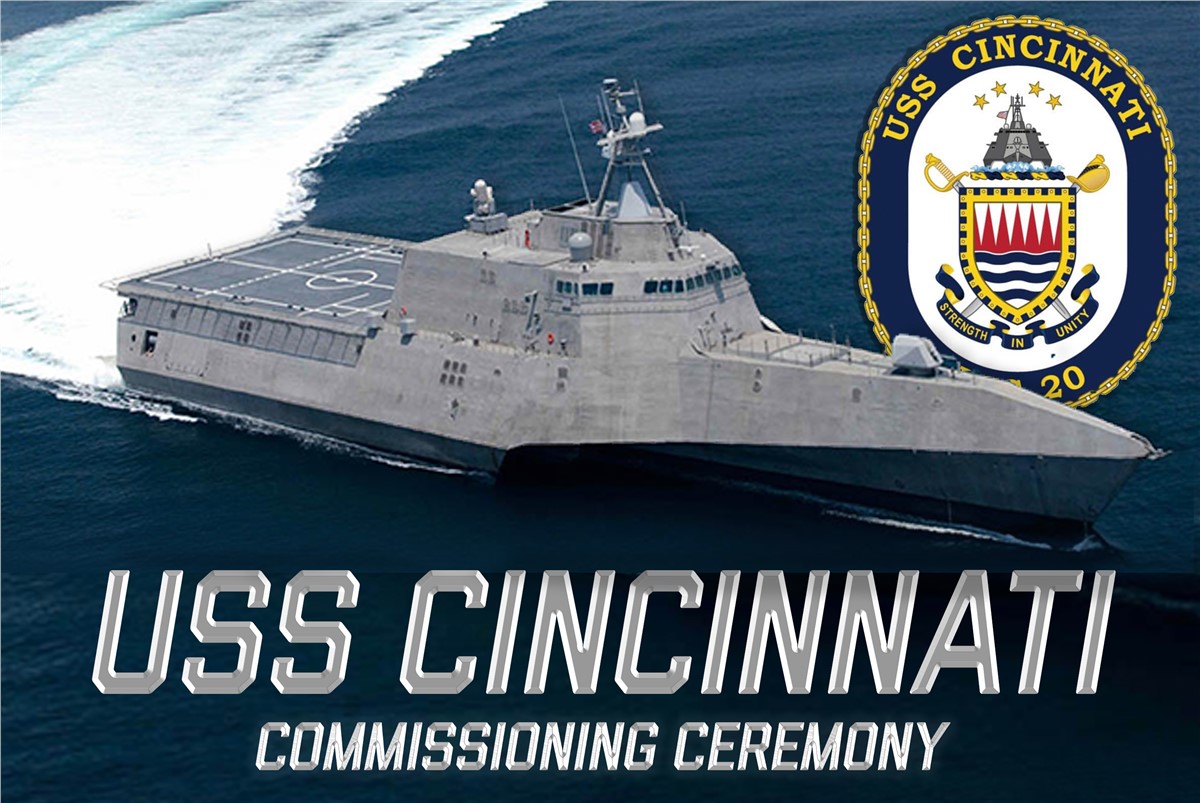 Navy to Commission Littoral Combat Ship Cincinnati