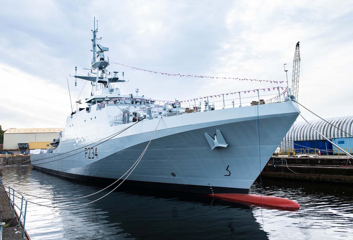 Royal Navy's new Offshore Patrol Vessel named HMS Spey