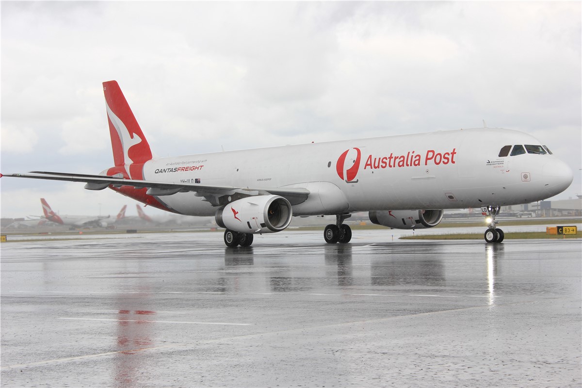 Qantas Freight Takes Delivery of 1st Airbus A321 Passenger t