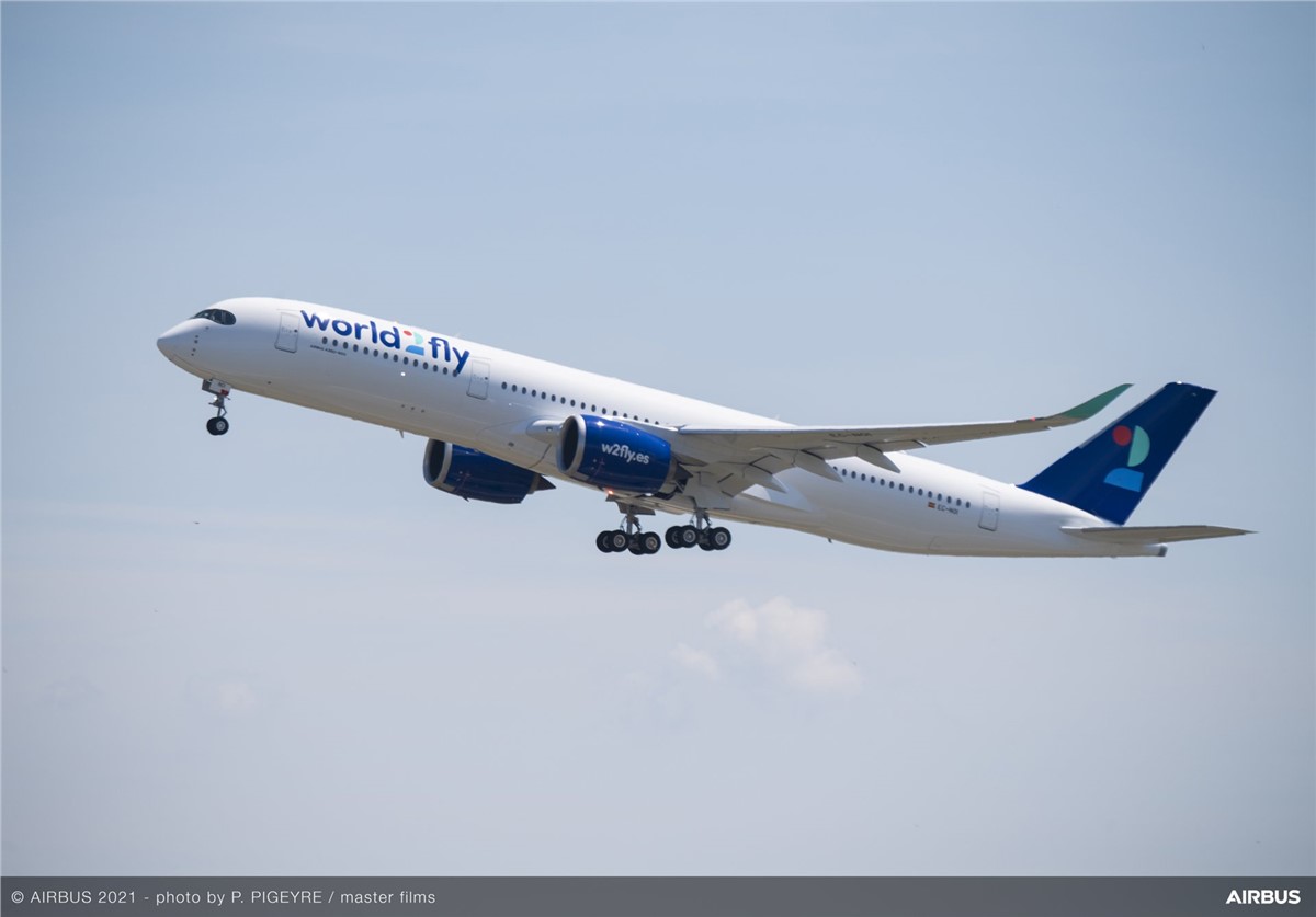 1st A350 Delivery to New Airline world2fly