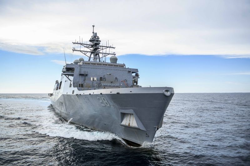 HII Delivers Amphibious Transport Dock Fort Lauderdale (LPD