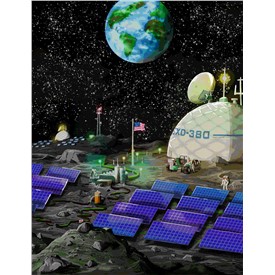 Image - Powering the Moon: Sandia Researchers Design Microgrid for Future Lunar Base
