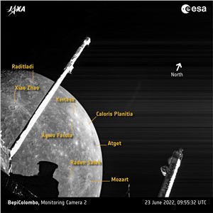 First sighting of Caloris (annotated)