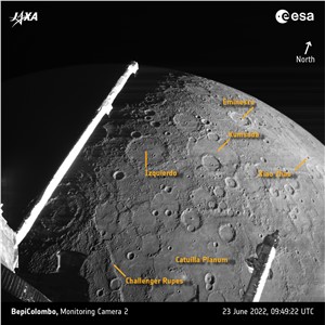 BepiColombo surveys Mercury's rich geology