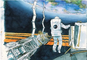 Four destinations: Earth orbit spacewalk