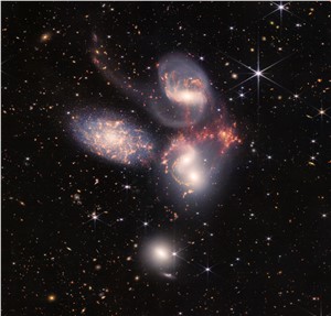 Stephan's Quintet - NIRCam and MIRI imaging