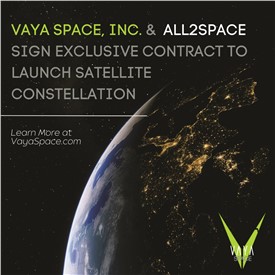 Image - Vaya Space Awarded Satellite Launch  Contract from All2Space