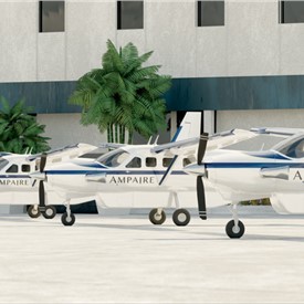 Ampaire Announces Red Aircraft As Reciprocating Engine Supplier for Hybrid-Electric Eco Caravan.