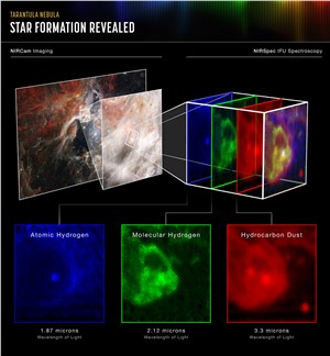 Tarantula Nebula - NIRSpec IFU