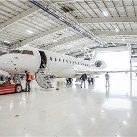 Image - Bombardier Defense Celebrated the Arrival of a Global 6000 Aircraft in Wichita, Kansas