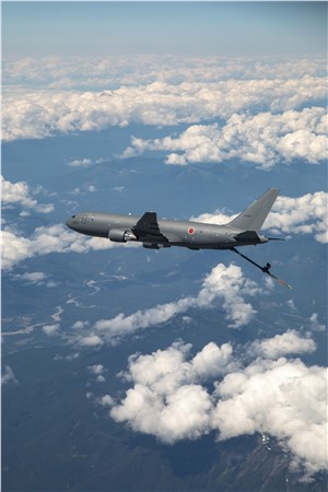 1st KC-46A for Japan flies 1st refueling flight
