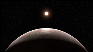 Exoplanet LHS 475 b and its star (Illustration)