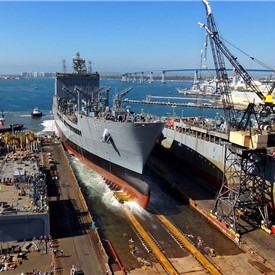 Image - GD NASSCO Christens the 3rd Ship in the T-AO Fleet Oiler Program for the US Navy