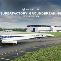 Boom Supersonic Begins Construction on Overture Superfactory