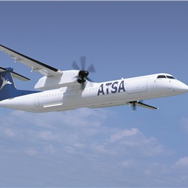 Image - Peru's ATSA Signs Firm Agreement with De Havilland Canada for a Dash 8-400 Large Cargo Door Freighter Conversion