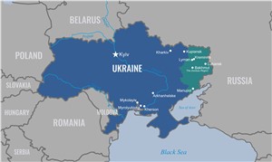 Map of Ukraine 