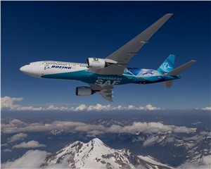 Boeing sustainable aviation fuel plane