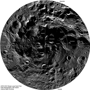 South pole of the Moon