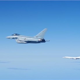 RAF and German AF Typhoons Intercept Russian Aircraft in 1st Joint NATO Air Policing Scramble