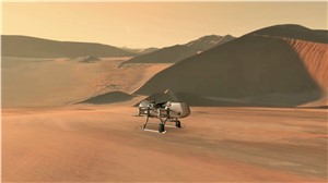 Dragonfly landing on Titan