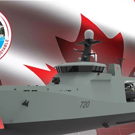 Image - Thales and Team Vigilance Launch the  Royal Canadian Navy's Next-Gen OPV