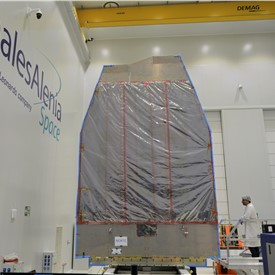 Image - Communications Module of the SpainSat NG-I Satellite Shipped from Madrid to Toulouse