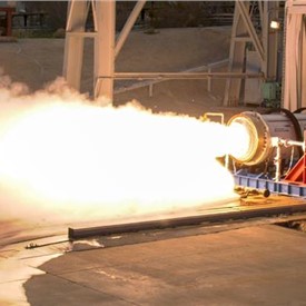 Image - Aerojet Rocketdyne Successfully Hot Fires Large Solid Rocket Motor to Power MDA's Next Generation MRBM Target