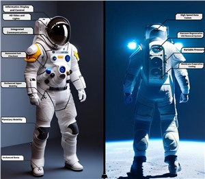 Spacesuit design: Oussama Guarraz