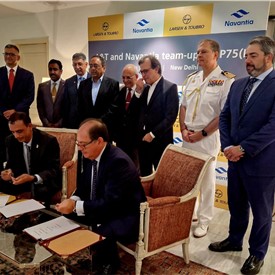 Image - L&T and Navantia Sign a Teaming Agreement for Project 75 (India) Submarine Program