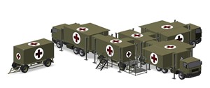 Rheinmetall's mobile field hospital