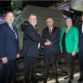 Image - BAE and L&T Team Up to Bring BvS10 All-terrain Vehicle to India Under the "Make in India" Programme