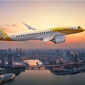 Embraer and Scoot Sign Pool Program Agreement for its E190-E2 fleet