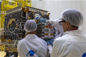 ANSER CubeSats being installed on Vega