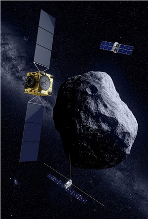 Hera, CubeSats, and their rocky target destination