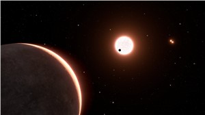 Artist's concept of exoplanet LTT 1445ac