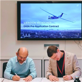 Image - EASA and Vaeridion Sign Pre-application Contract