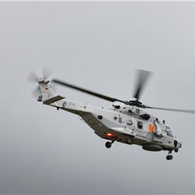 German Navy NH90 Sea Tiger Performs Maiden Flight