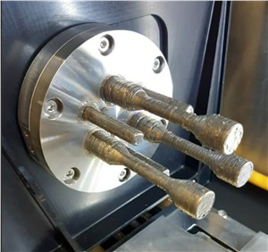 Metal 3D printer test print