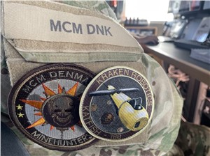 MCM Denmark and Kraken Robotics Mission Patches