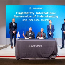 Leonardo and FSI to Evaluate Collaborations in the Field of Helicopter Training and Simulation in the US