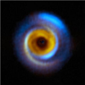 MWC 758 planet-forming disc seen by SPHERE & ALMA