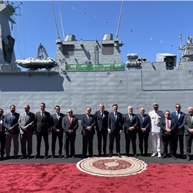 Image - Navantia Commissions the 5th Corvette Built in Bahia De Cadiz to the RSNF in Jeddah